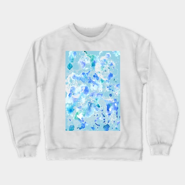 Water Spray Crewneck Sweatshirt by lizplummer